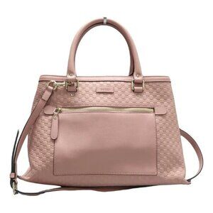 GUCCI Pink Leather Satchel 986-061925